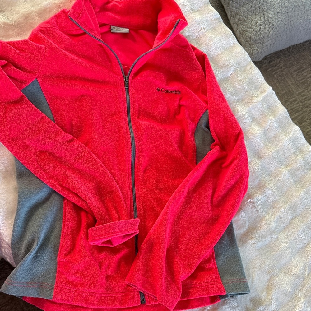 Columbia fleece zip up jacket